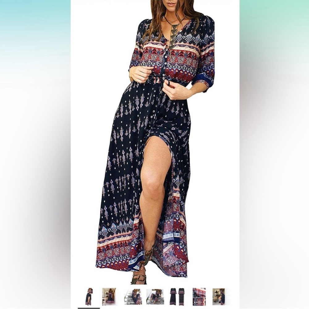 Beautiful paisley long dress